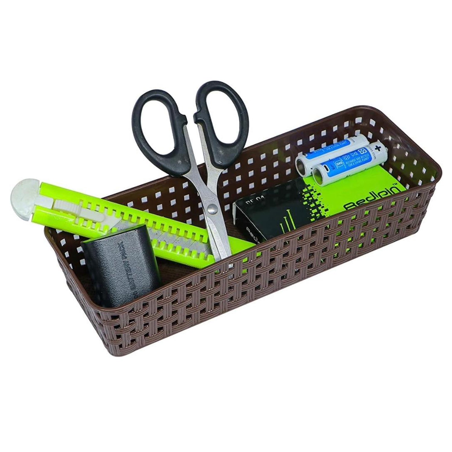 8787 Plastic Multipurpose Desk Organizer Tray Office Drawer Dividers Storage Bins for Kitchen, Bathroom, Office, Makeup, Bedroom Dresser, Craft Basket Rack Multicolour (6 Pcs Set) 8787 Plastic Multipurpose Desk Organizer Tray Office Drawer Dividers Storage Bins for Kitchen, Bathroom, Office, Makeup, Bedroom Dresser, Craft Basket Rack Multicolour (6 Pcs Set)